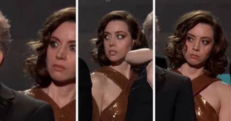 aubrey plaza toppless|White Lotus star Aubrey Plaza had a wardrobe malfunction at the。